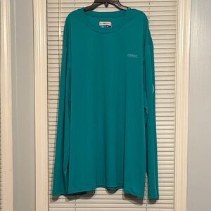 Magellan Outdoors Men's Aqua Long Sleeve Fishing Shirt